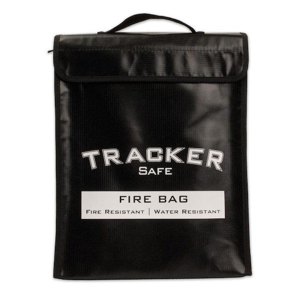 Tracker Safe 15 in. x 11 in. x 2.5 in. Fire and Water Resistant Bag for Security Safes - Large