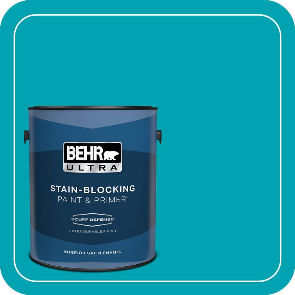 1 gal. #510B-6 Blue Jewel Extra Durable Satin Enamel Interior Paint & Primer price history on PriceWatchPro