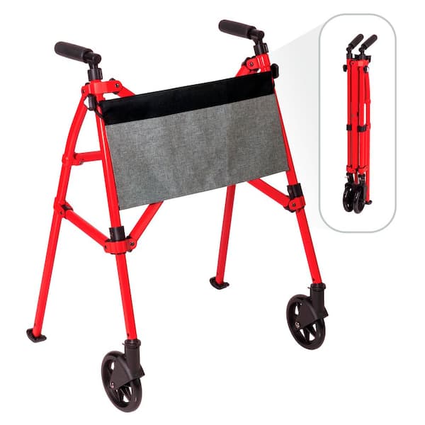 Stander Wonder Walker Plus, 2-Wheel Lightweight Folding Walker in