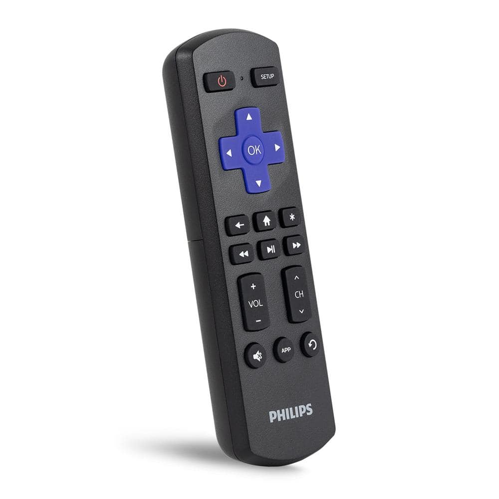 Philips Roku Replacement Universal TV Remote Control In Black SRP6220R 