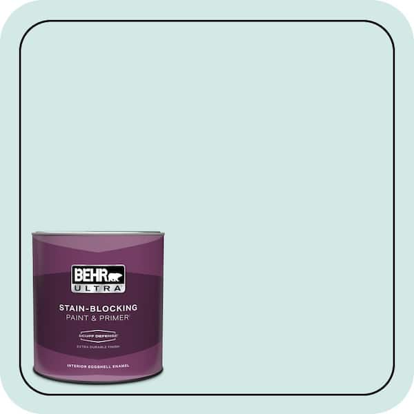 BEHR ULTRA 1 qt. #T14-5 Sky Blue Extra Durable Eggshell Enamel Interior Paint & Primer