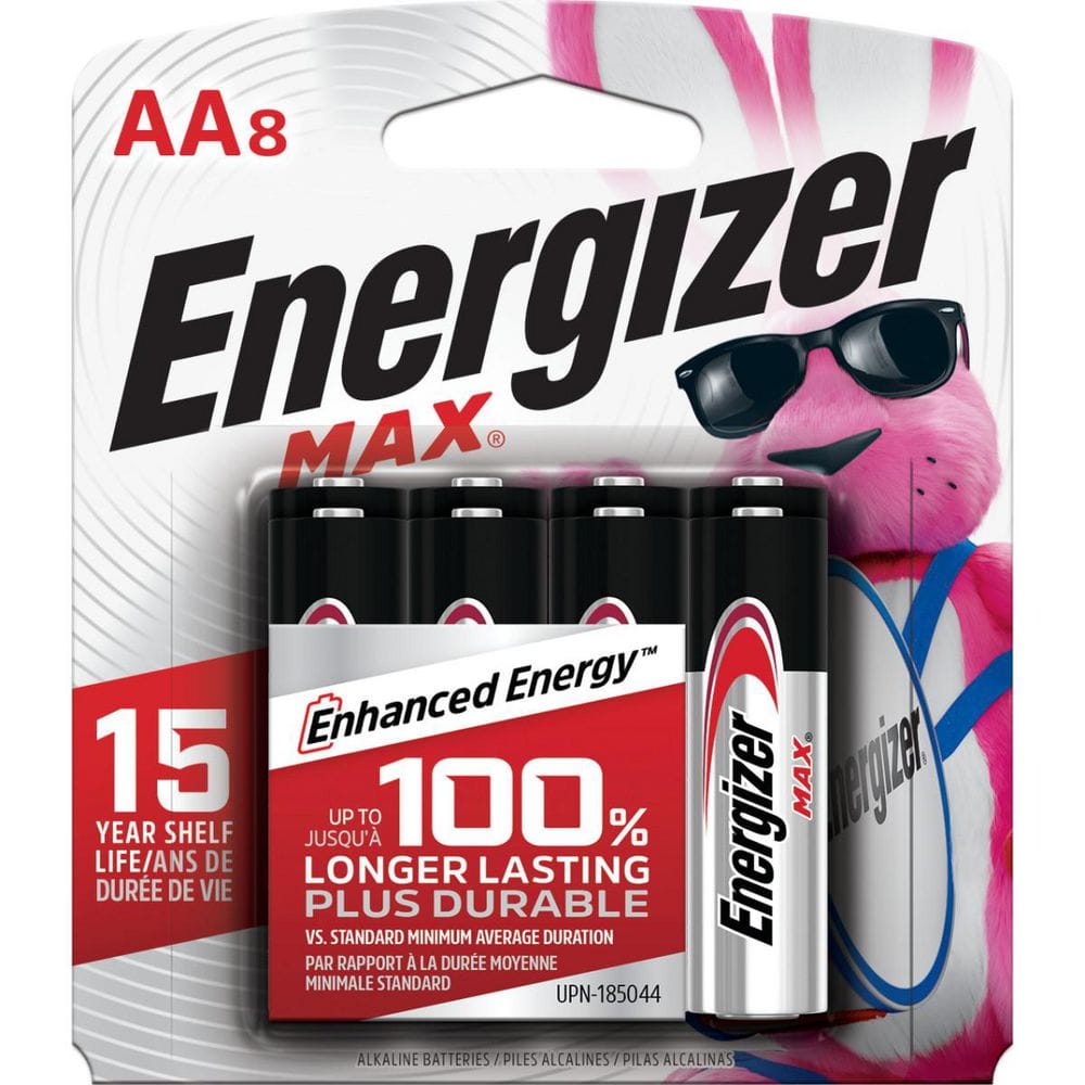 MAX AA Batteries (8-Pack), Double A Alkaline Batteries price history on PriceWatchPro