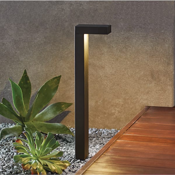 Jemison 85 Lumen Low Voltage Black Integrated LED Outdoor Landscape Path Light