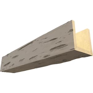Endurathane 12 in. H x 10 in. W x 24 ft. L Pecky Cypress Seashell Faux Wood Beam