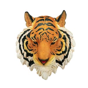 14.5 in. x 13 in. Indochinese Tiger Wall Sculpture