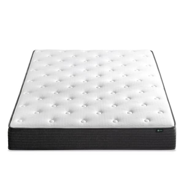 Zinus Comfort Essential 8 in. Medium Hybrid Tight Top Twin Pocket Spring Mattress