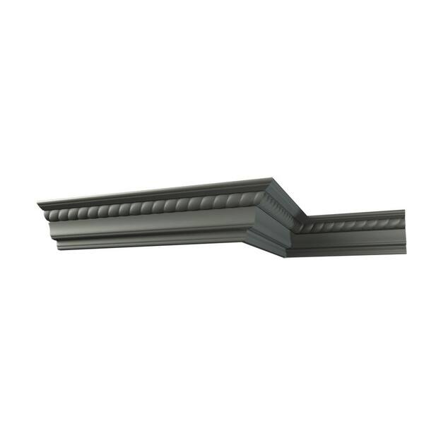 Ekena Millwork Freya 2.75 in. D x 3.375 in. W x 12 in. L Polyurethane Crown Moulding Sample