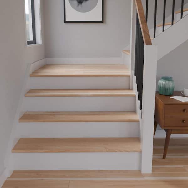 Retread 0.375 in. x 7.5 in. x 48 in. Primed White MDF Stair Riser