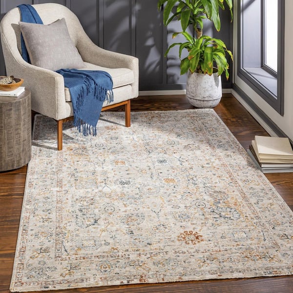 Livabliss Laila Dusty Sage Traditional Striped 7 ft. x 10 ft. Area