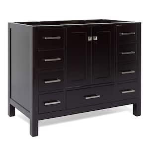 Cambridge 42 in. W x 21.5 in. D x 34.5 in. H Freestanding Bath Vanity Cabinet Only in Espresso