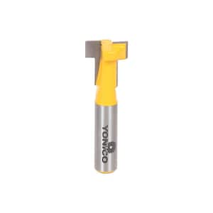 T Slot 7/16 in. Dia 1/4 in. Shank Carbide Tipped Router Bit