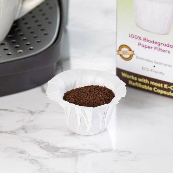 4 Black Reusable K Cups For Keurig Coffee Makers - BPA Free Universal Fit Refillable Kcups Coffee Filters For 1.0 And 2.0 Keurig Brewers