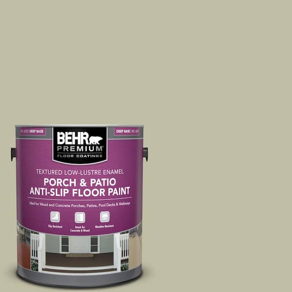 BEHR PREMIUM 1 gal. #PFC-36 Garden Lattice Textured Low-Lustre Enamel Interior/Exterior Porch and Patio Anti-Slip Floor Paint
