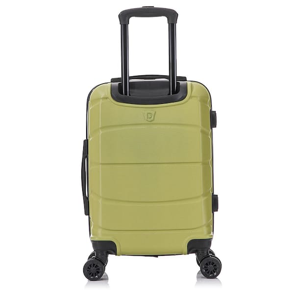 DUKAP Sense Lightweight Hardside Spinner Luggage 20 in. Carry-On Green