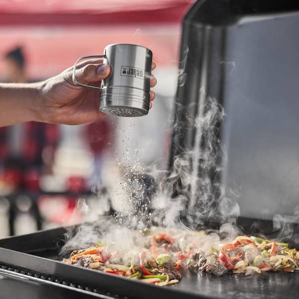 Slate Griddle 2-Burner Propane Gas Portable 22 in. Rust-Resistant Flat Top Grill in Black