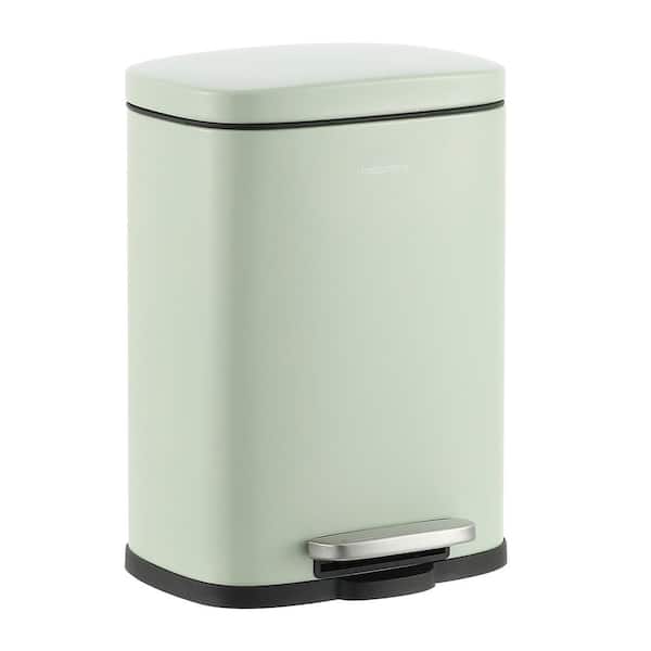 happimess Connor Rectangular 13-Gal. Trash Can with Soft-Close Lid
