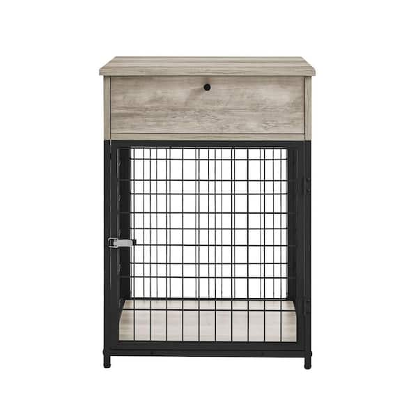 Miscool Cages for Dog Crate Furniture Dog Kennel Equipped Decorative Pet  Crate Dog House Side Tabel Small Size in Brown YCHD10DOG0688 - The Home  Depot