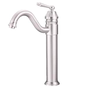Century Watersaver Single-Hole Single-Handle Bathroom Faucet in Brushed Nickel