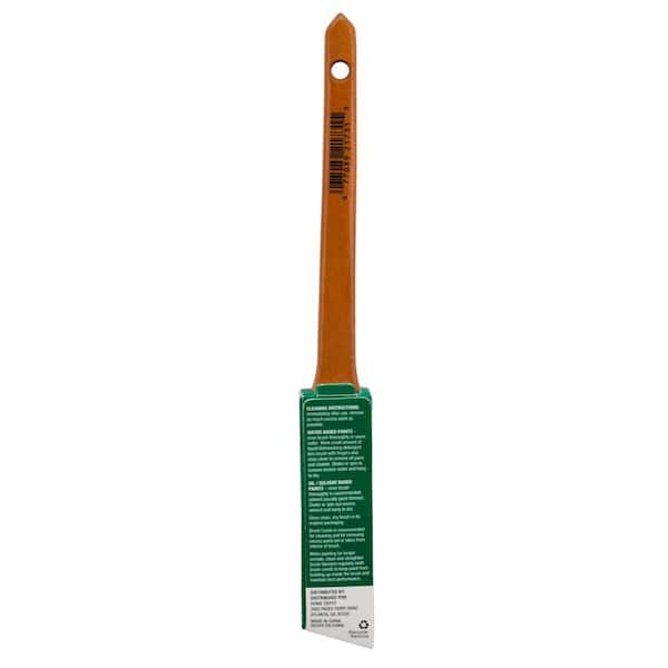 Paint Brush, 1 in, Angle Sash, Polyester 1XRL1