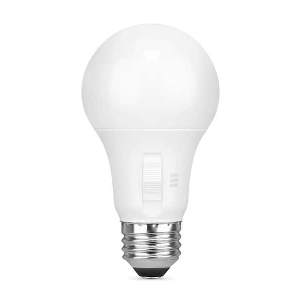 PRIVATE BRAND UNBRANDED 60-Watt Equivalent A19 Non-Dimmable CEC LED Light Bulb with Selectable Color Temperature (1-Pack)