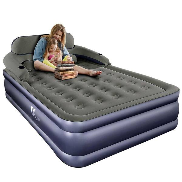 Angel Sar 20 in. Comfort Queen Air Mattress, Comfort Blow Up