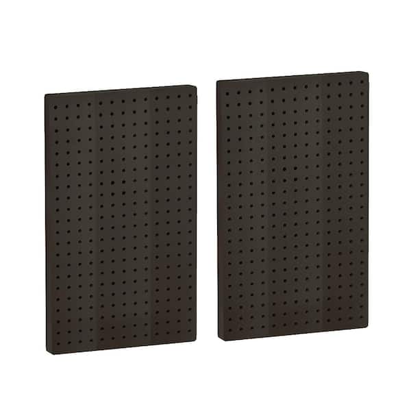 Unbranded 22 in H x 13.5 in W Pegboard Black Styrene One Sided Panel (2-Pieces per Box)