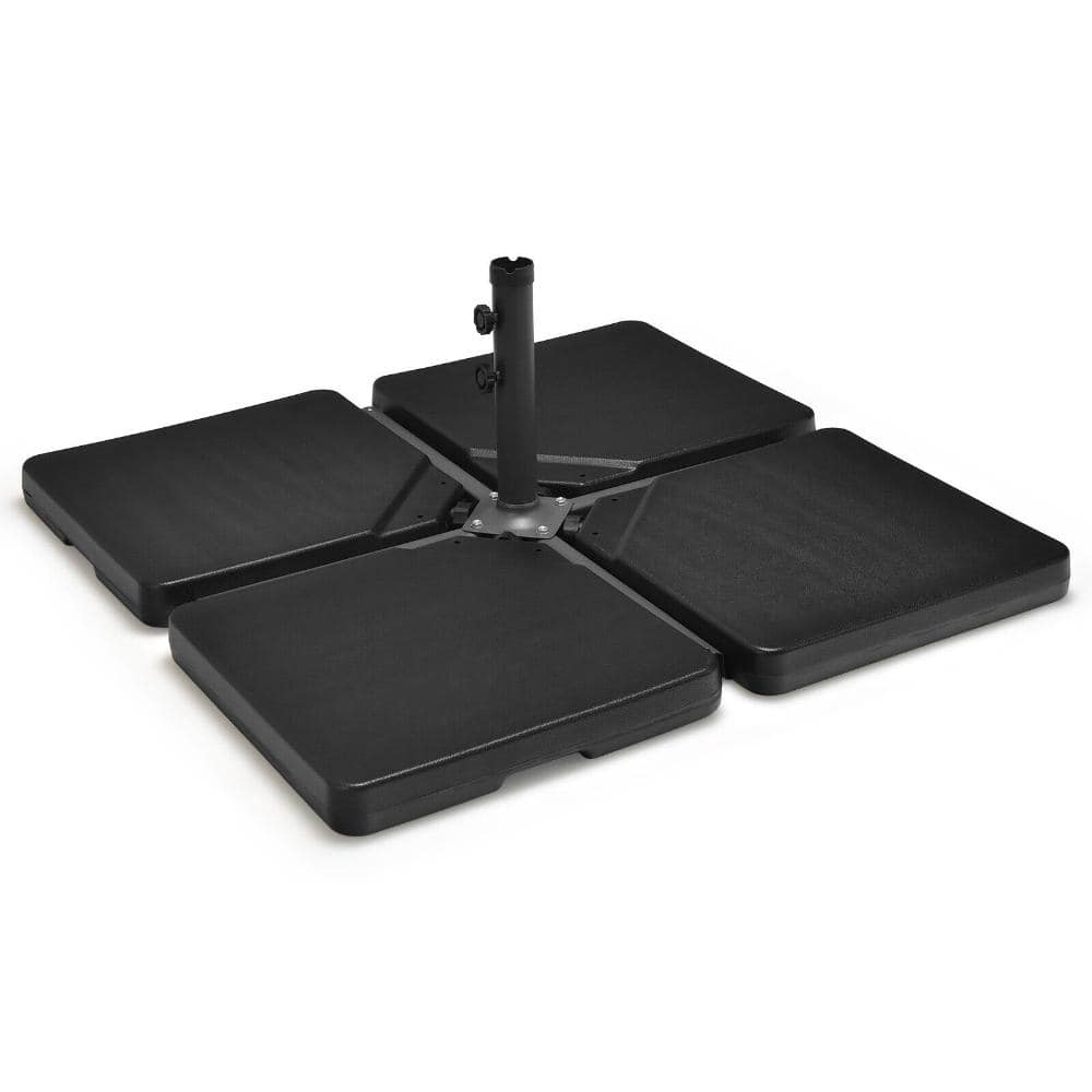 40 in. Fillable HDPE Patio Umbrella Base for Outdoor Patio Umbrellas with Stable Outdoor Support, Black price history on PriceWatchPro