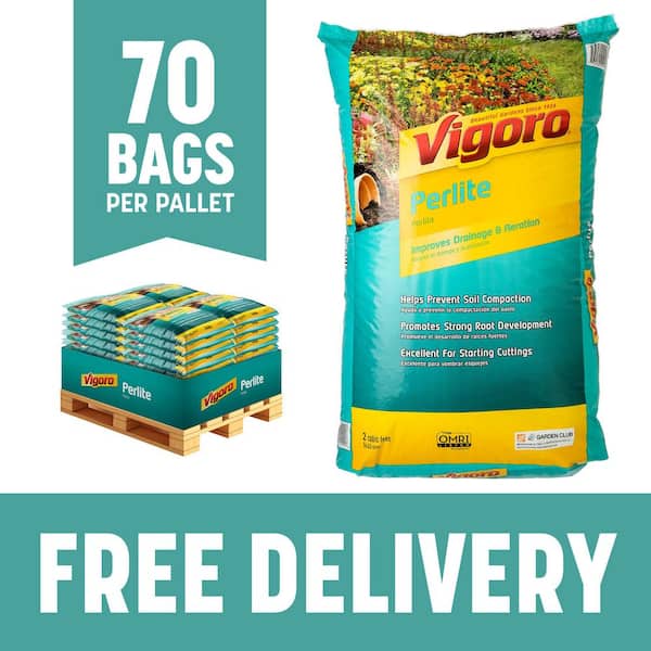 2 cu. ft. Organic Perlite Soil Amendment Pallet (70 bags)