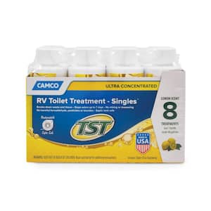Tst Ultra Concentrated Rv Toilet Treatment Singles - Lemon Scent, 8 X 4 Oz. Bottle