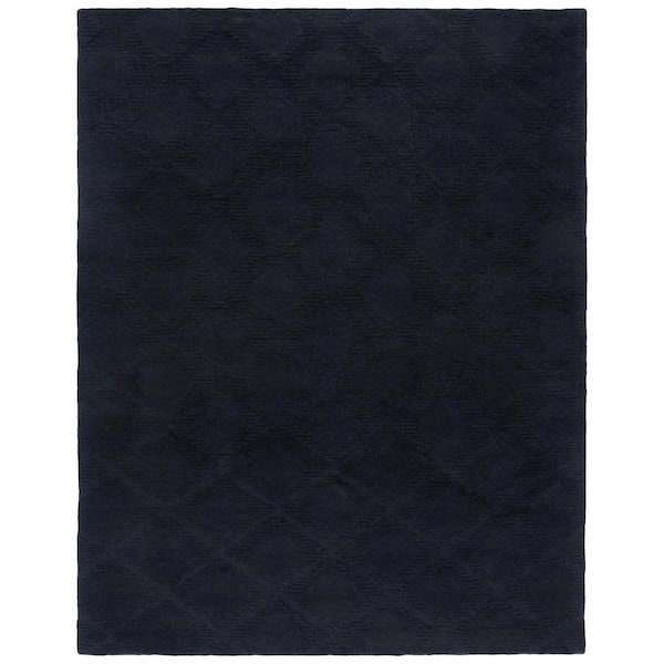 SAFAVIEH Rodeo Drive 8 ft. x 10 ft. Black Solid Diamond Area Rug RD676Z ...