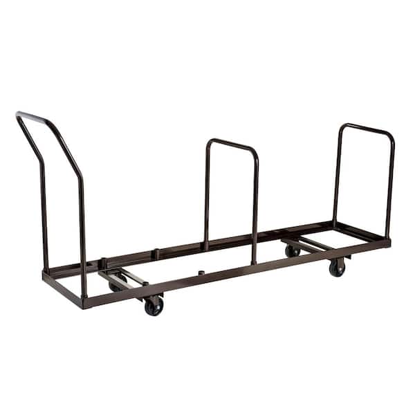 National Public Seating 1100 lbs. Weight Capacity Folding Chair Dolly for Vertical storage and Transport - 35 Chair Capacity