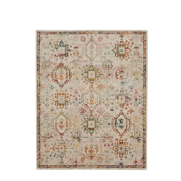Medallion Multi 10 ft. x 13 ft. Indoor Area Rug