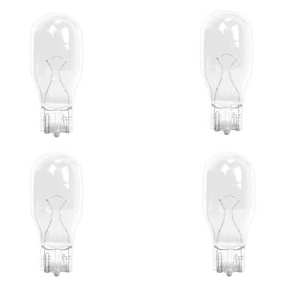 7-Watt Bright White (3000K) T5 Wedge Base Dimmable 12-Volt Landscape Garden Incandescent Light Bulb (4-Pack)