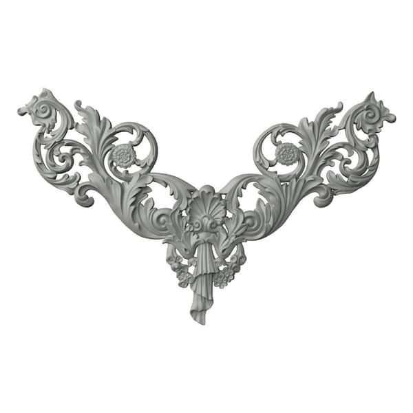 Ekena Millwork 1.63 in. x 54.75 in. x 33.625 in. Polyurethane Applique & Onlay Moulding