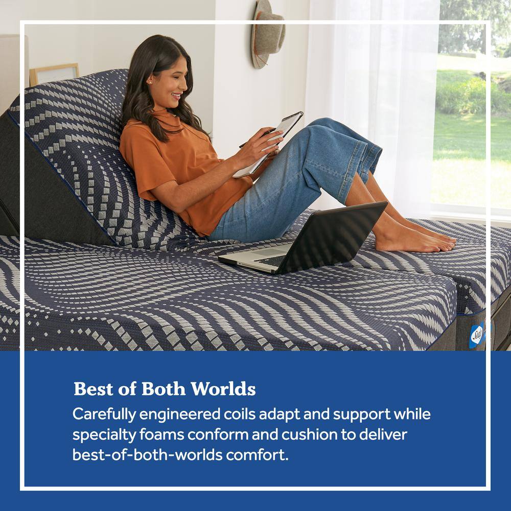 King 13.5" Plush Hybrid Gel Memory Foam Mattress