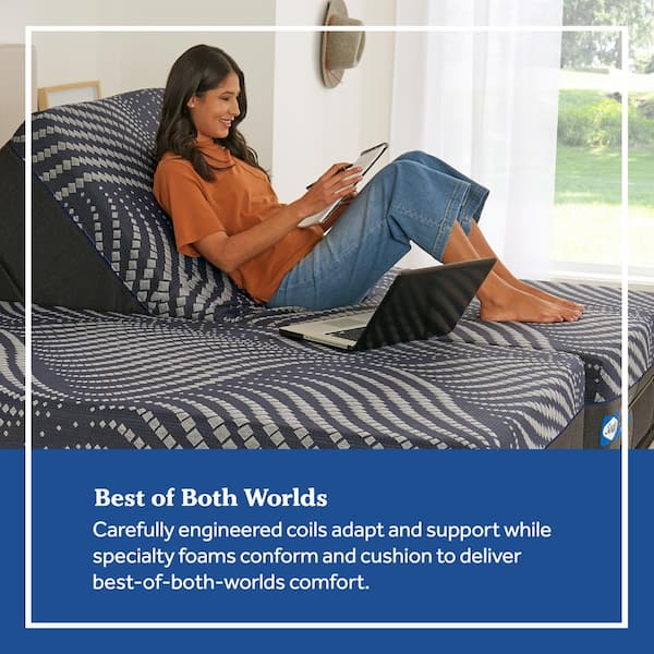 Posturepedic Plus Brenham Twin XL Soft Hybrid 13.5 in. Tight Top Mattress Set