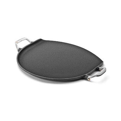 1-Piece Cast Iron 14 in. Pizza Iron