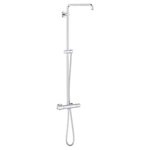 Euphoria CoolTouch 1-Spray Thermostatic Shower System in StarLight Chrome
