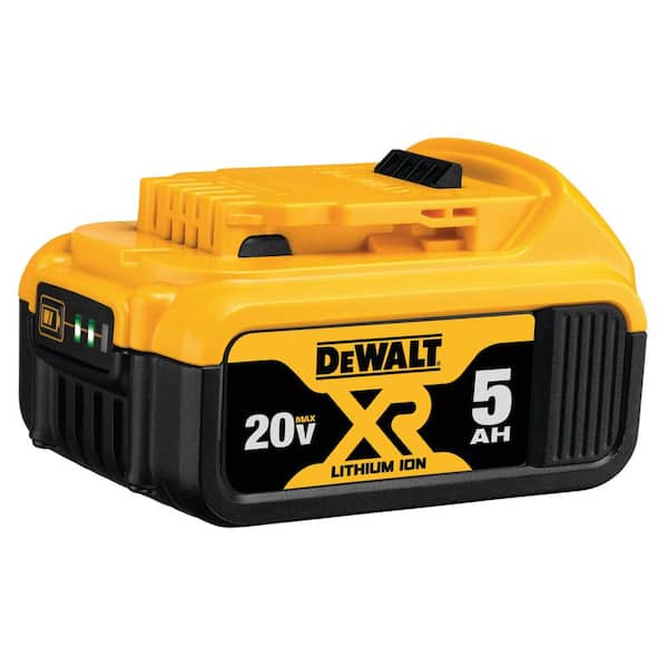20-Volt MAX XR Premium Lithium-Ion 5.0Ah Battery Pack (7-Pack) 20-Volt MAX XR Premium Lithium-Ion 5.0Ah Battery Pack (7-Pack)