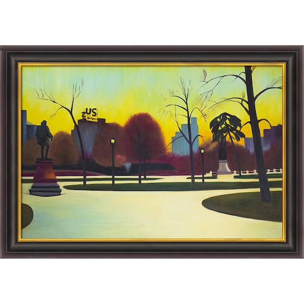 LA PASTICHE Shakespeare At Dusk, 1935 by Edward Hopper Opulent Framed Abstract Art Print 30 in. x 42 in.