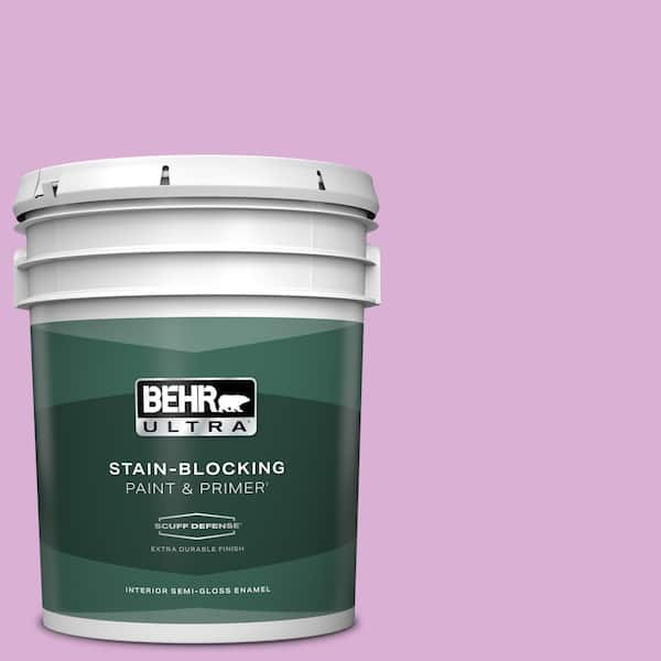 BEHR ULTRA 5 gal. #P110-3 BFF Extra Durable Semi-Gloss Enamel Interior Paint & Primer