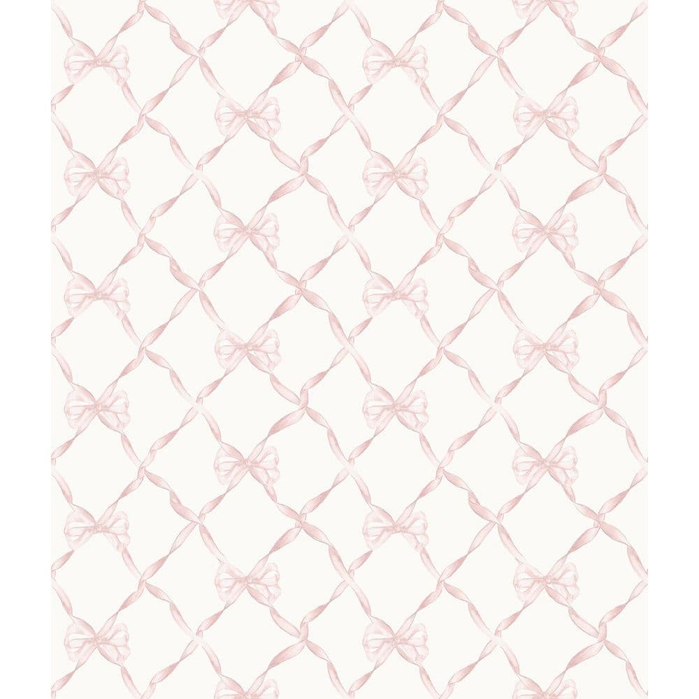 Baby Bow Faded Primrose Standard Wallpaper
