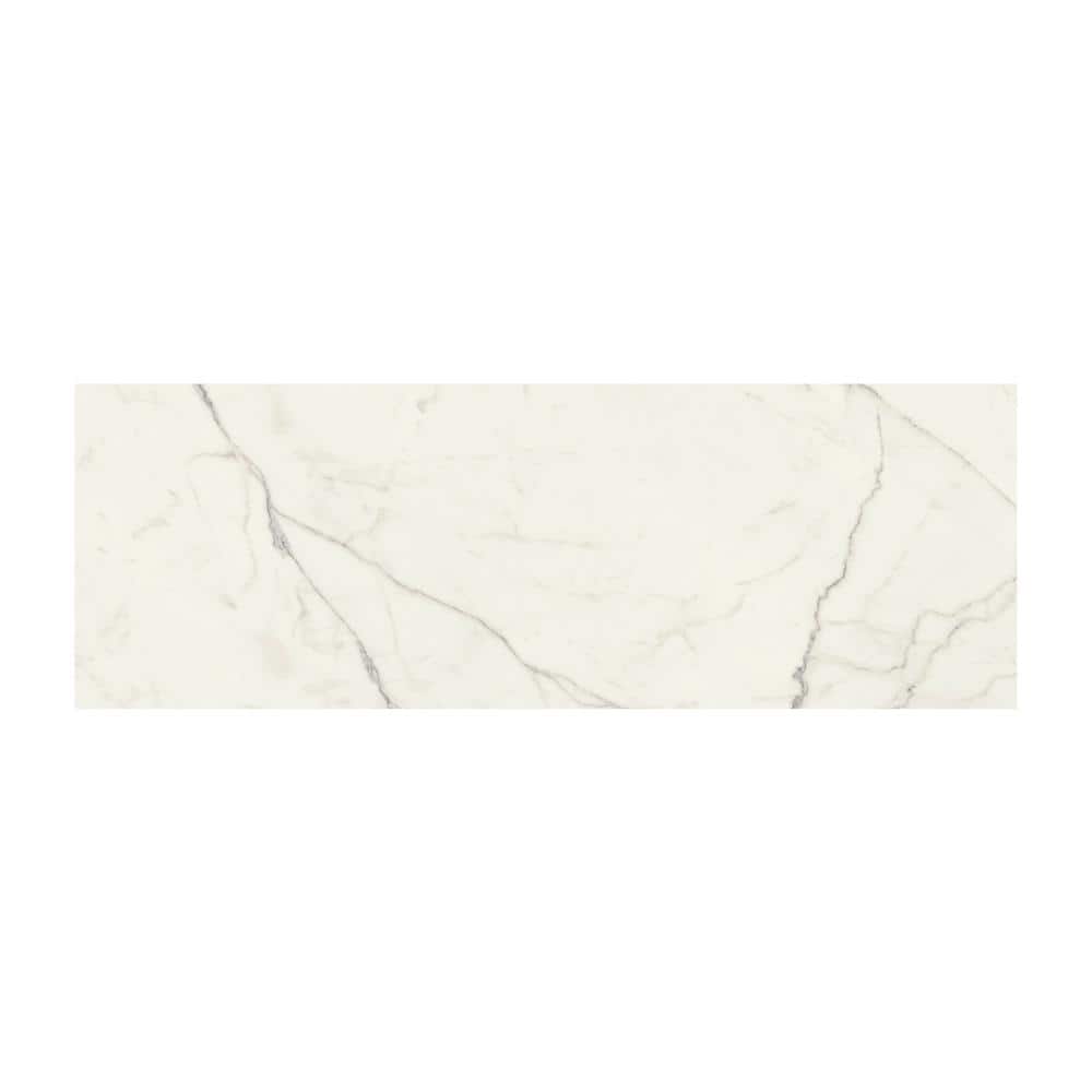 Marazzi Prestique Silver Statuario Matte 24 in. x 72 in. Glazed Ceramic