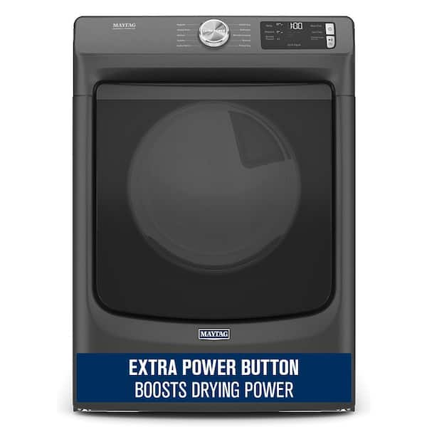 7.3 cu. ft. Vented Electric Dryer in Volcano Black