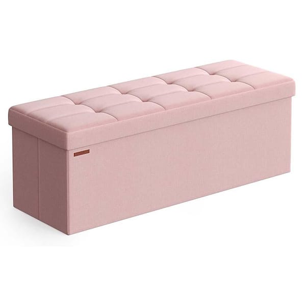 Unbranded 35 Gal. 43 in. Folding Storage Ottoman Bench, Ottoman Foot Rest, Outdoor Storage Bench