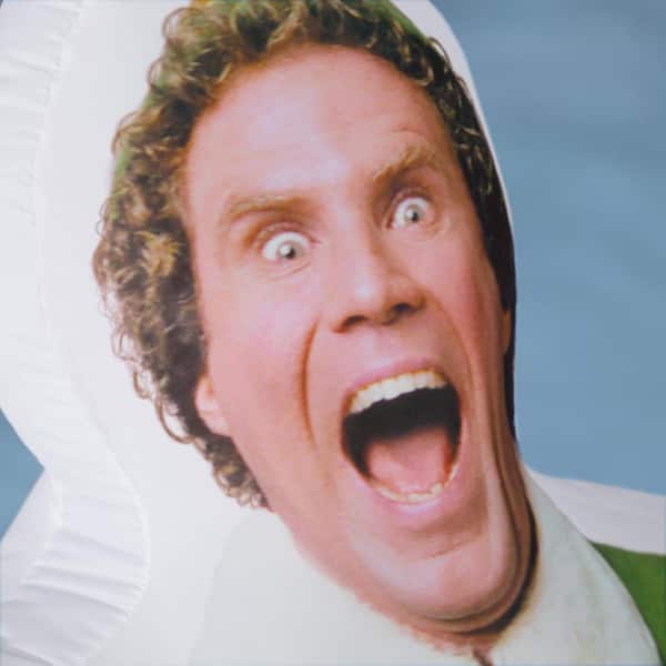 Buddy the Elf Inflatable is Perfect for Riding Shotgun in Your Car!