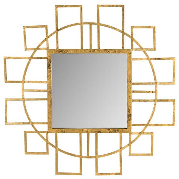 SAFAVIEH Matrix 35 in. H x 35 in. W Square Framed Mirror