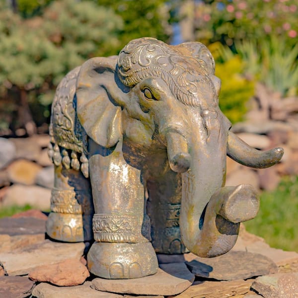 Galvanized Hanging Animal Birdhouse - Elephant
