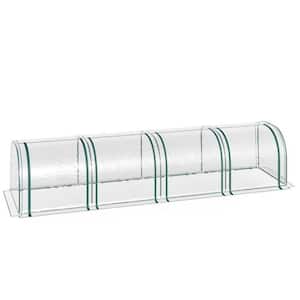 45.25 in. H Clear PVC Cover and Steel Mini Greenhouse