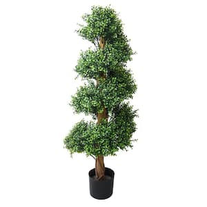48 in. Artificial Boxwood Spiral Tree